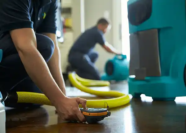 water damage restoration service Dickeyville